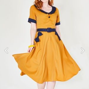 NWT Voodoo Vixen Short Sleeve Pinup Dress